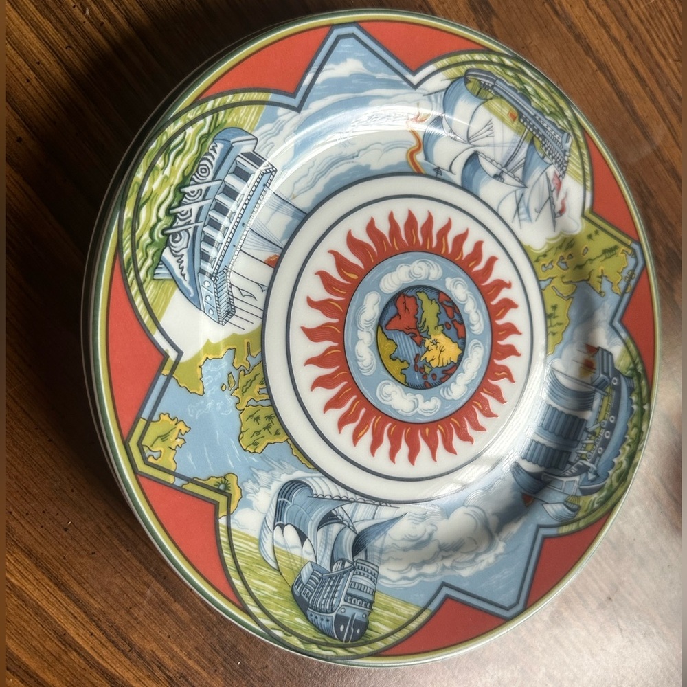 Hermes “patchwork” Alize’s Plates - Picture 2 of 4